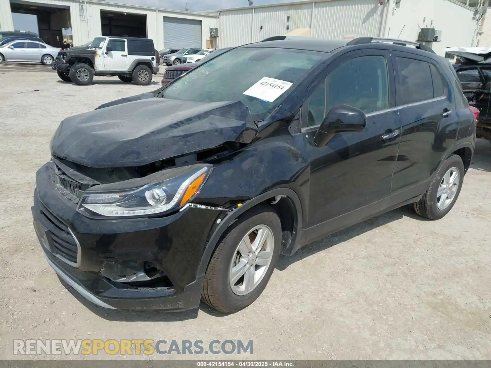 2 Photograph of a damaged car KL7CJLSB1KB817282 CHEVROLET TRAX 2019