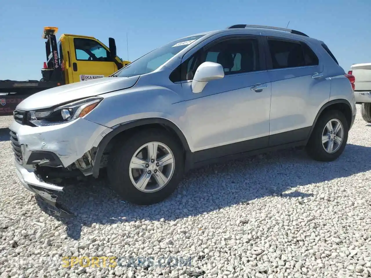 1 Photograph of a damaged car KL7CJLSB1KB870158 CHEVROLET TRAX 2019
