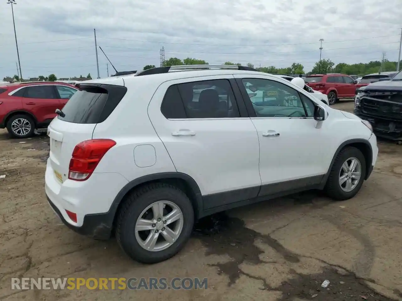 3 Photograph of a damaged car KL7CJLSB3KB797360 CHEVROLET TRAX 2019