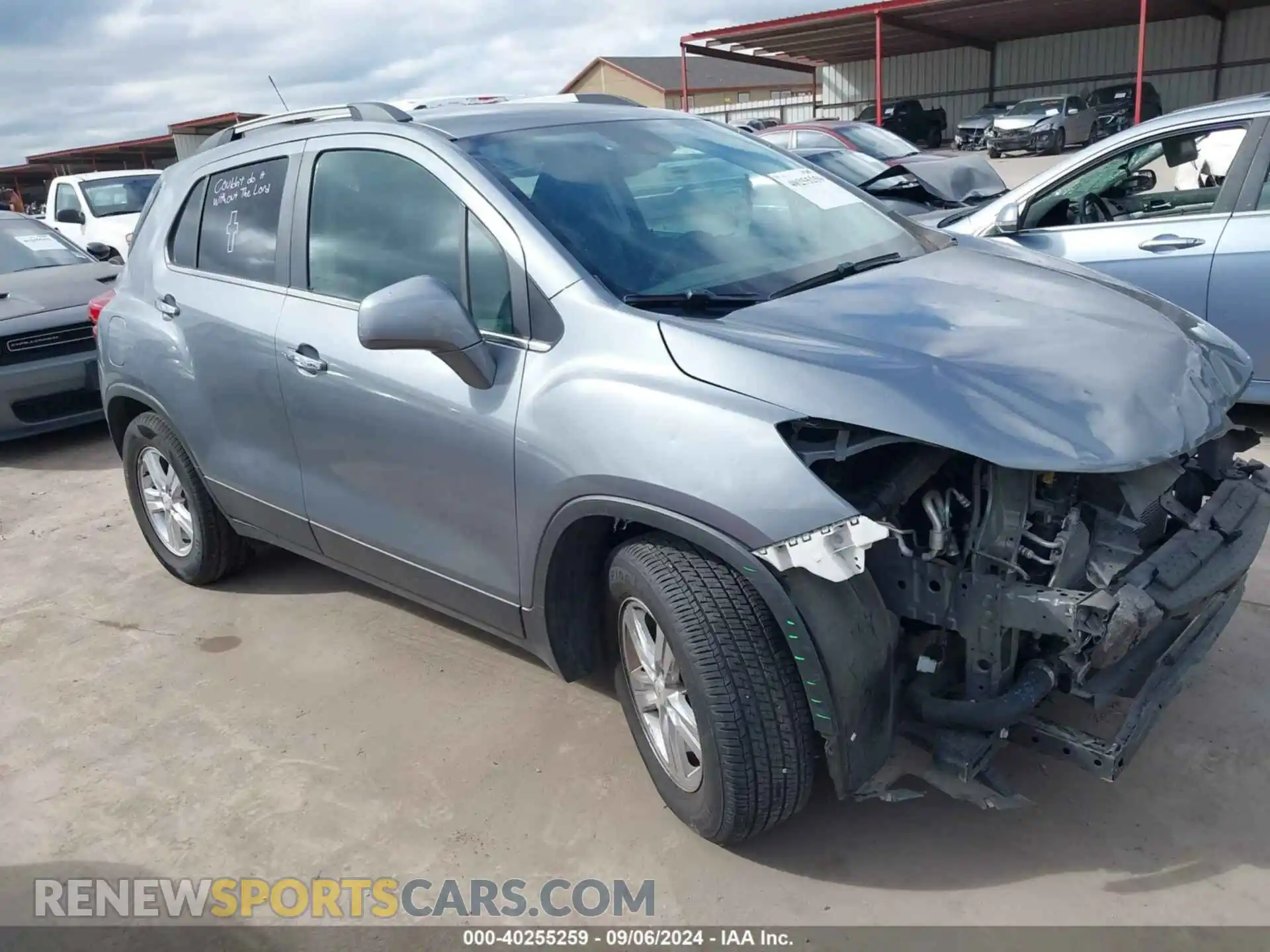 1 Photograph of a damaged car KL7CJLSB6KB802857 CHEVROLET TRAX 2019