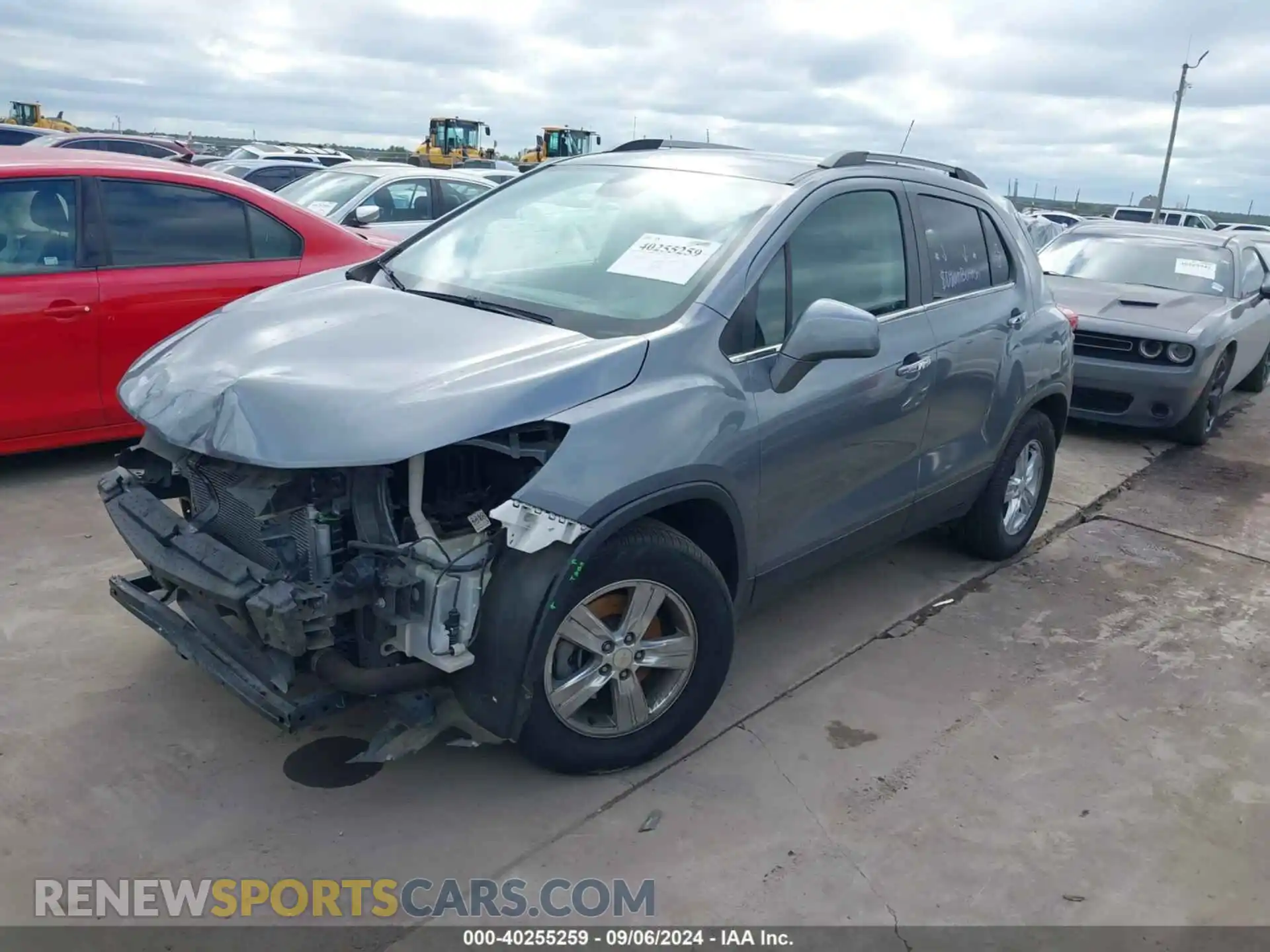 2 Photograph of a damaged car KL7CJLSB6KB802857 CHEVROLET TRAX 2019