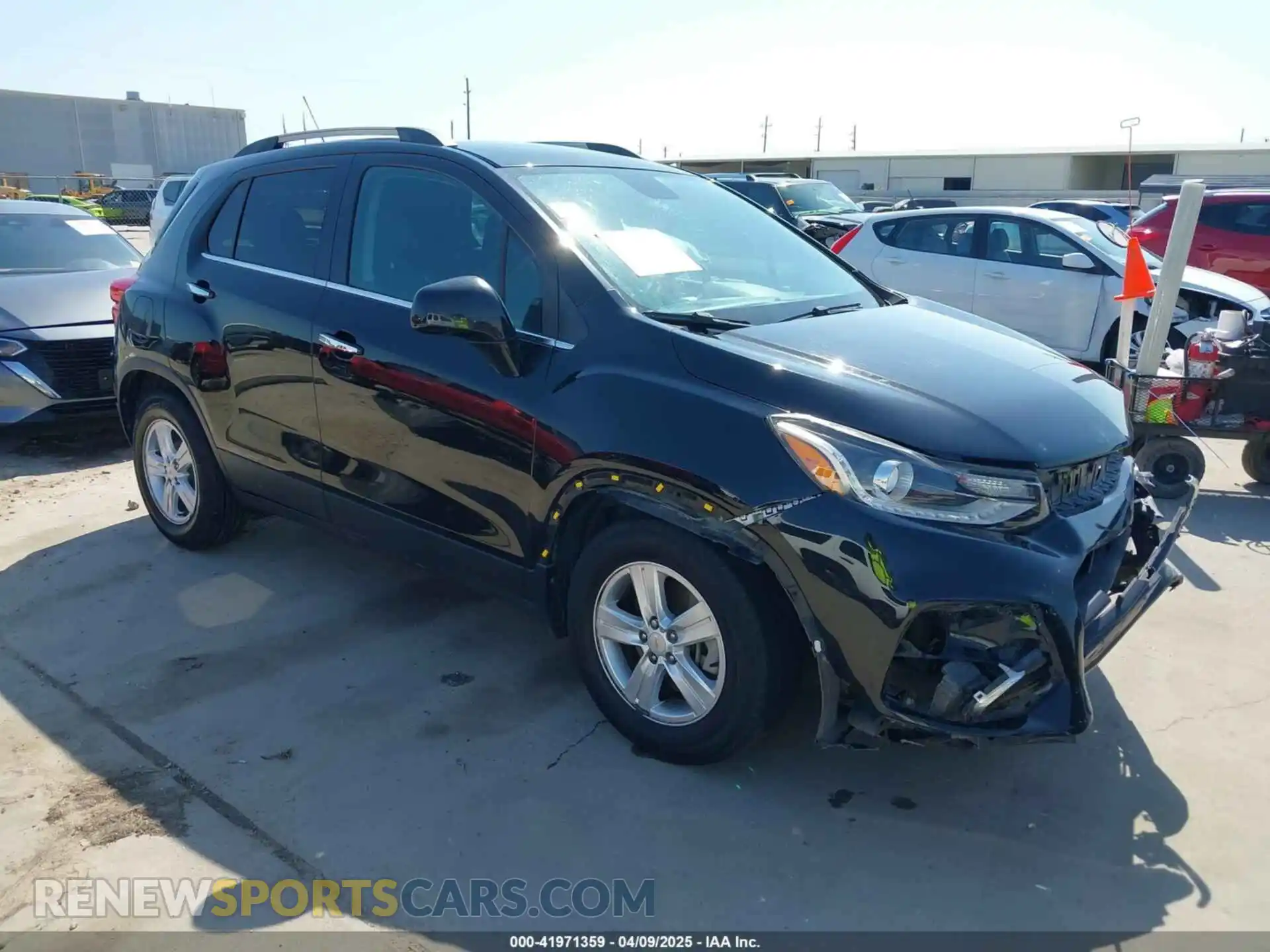 1 Photograph of a damaged car KL7CJLSB6KB956193 CHEVROLET TRAX 2019