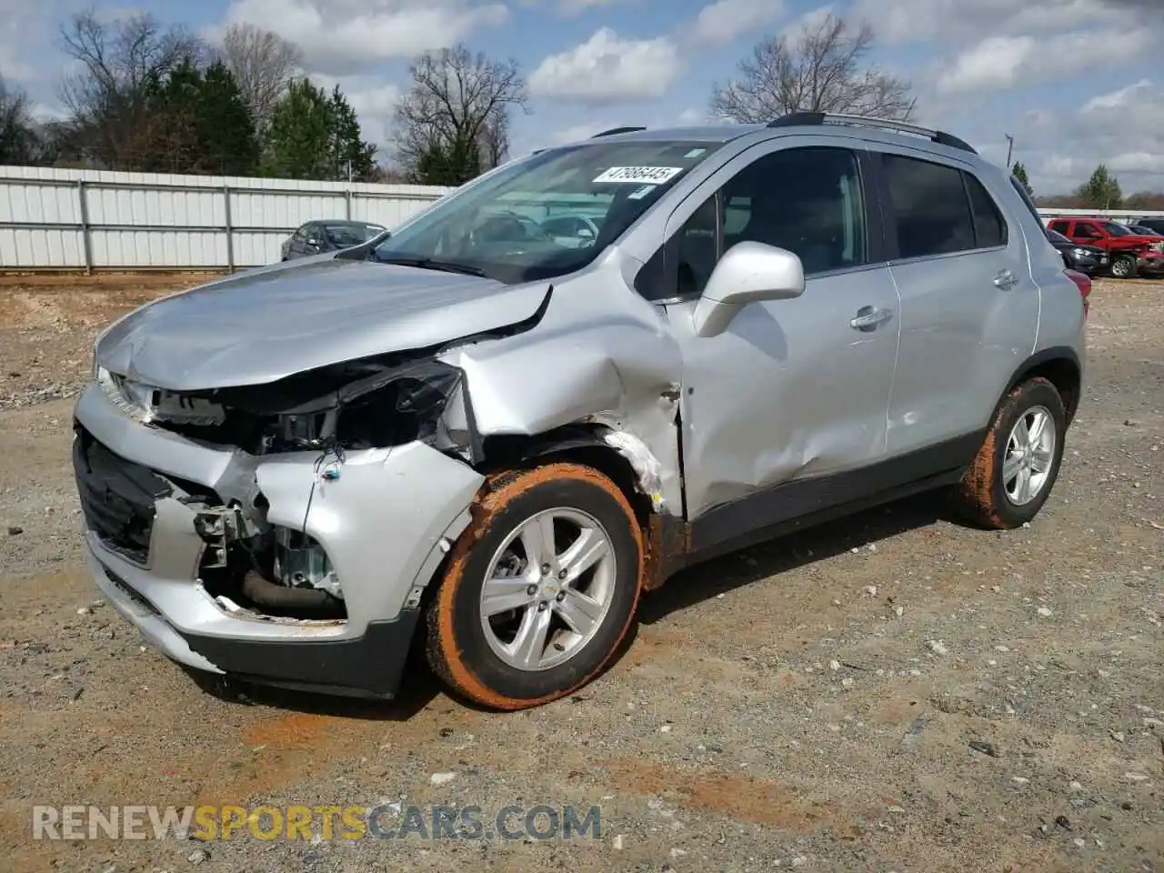 1 Photograph of a damaged car KL7CJLSB8KB823483 CHEVROLET TRAX 2019