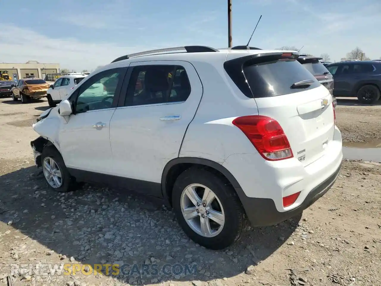 2 Photograph of a damaged car KL7CJLSB9KB962425 CHEVROLET TRAX 2019