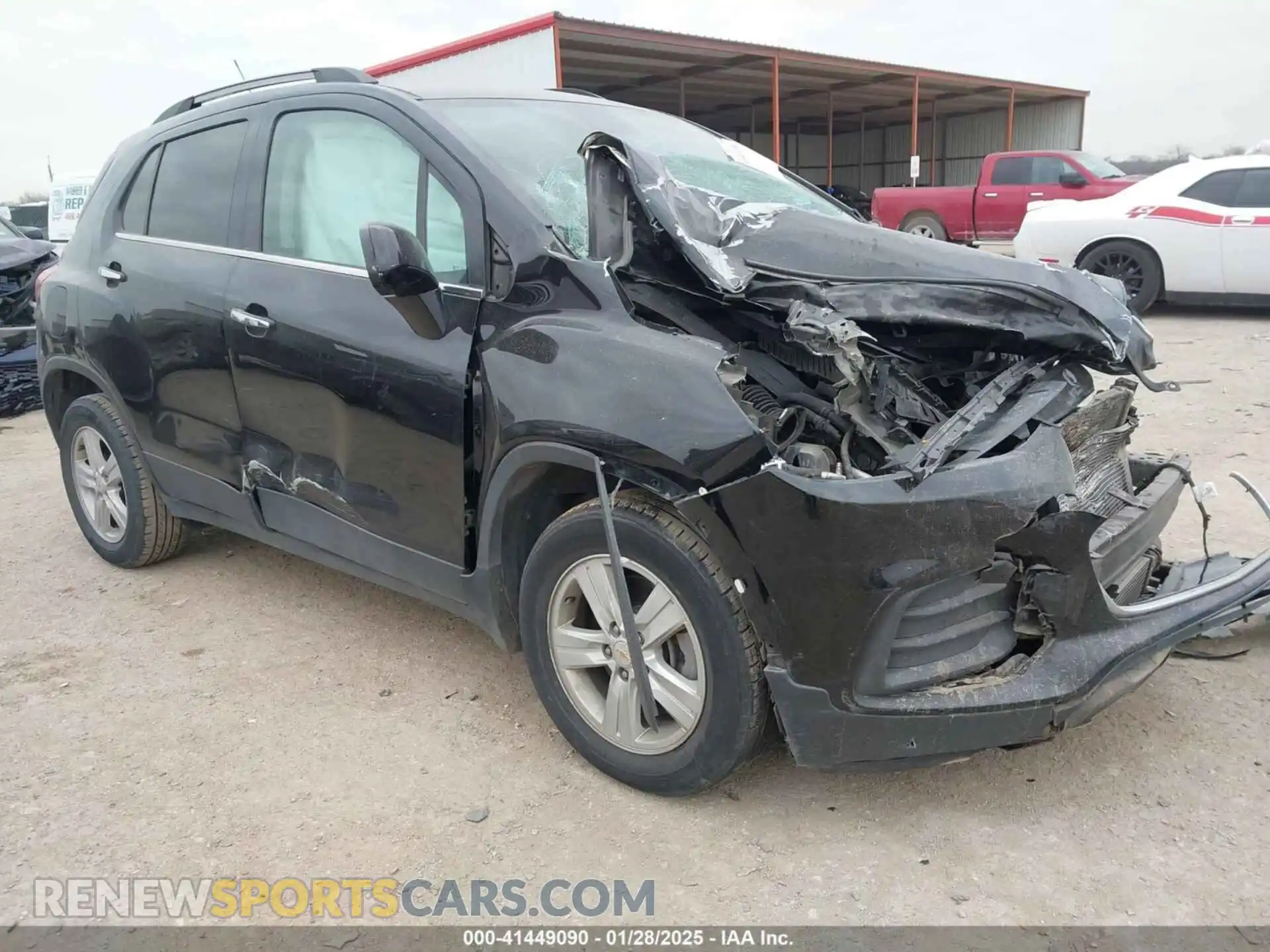 1 Photograph of a damaged car KL7CJLSBXKB742016 CHEVROLET TRAX 2019