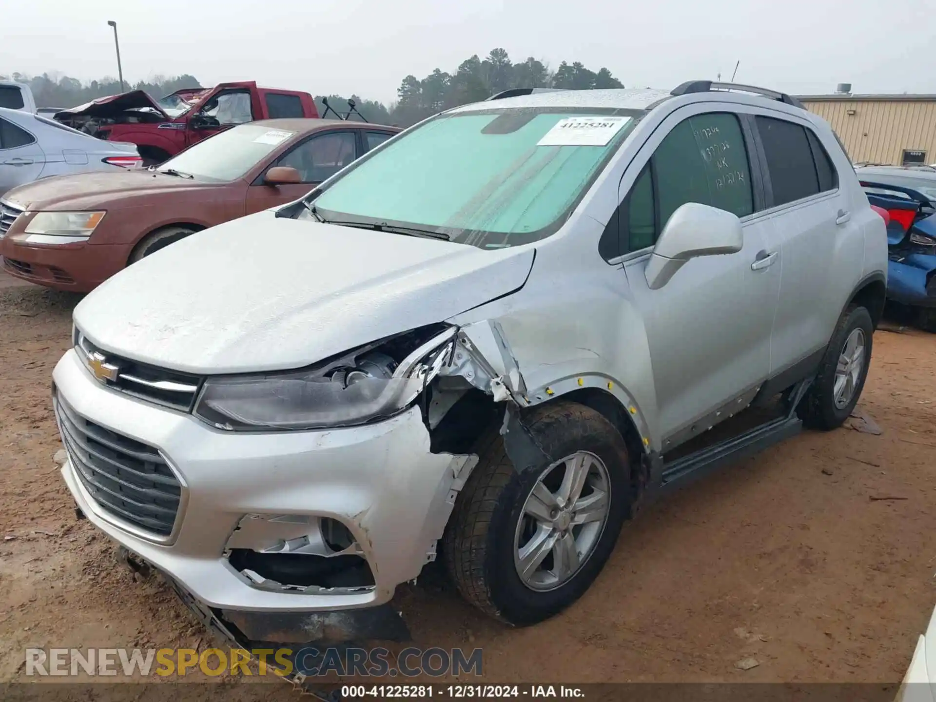 2 Photograph of a damaged car KL7CJLSBXKB917249 CHEVROLET TRAX 2019
