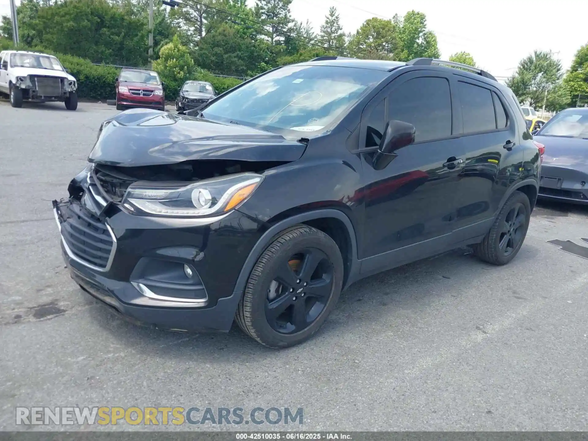 2 Фотография поврежденного автомобиля KL7CJMSB9KB815608 CHEVROLET TRAX 2019