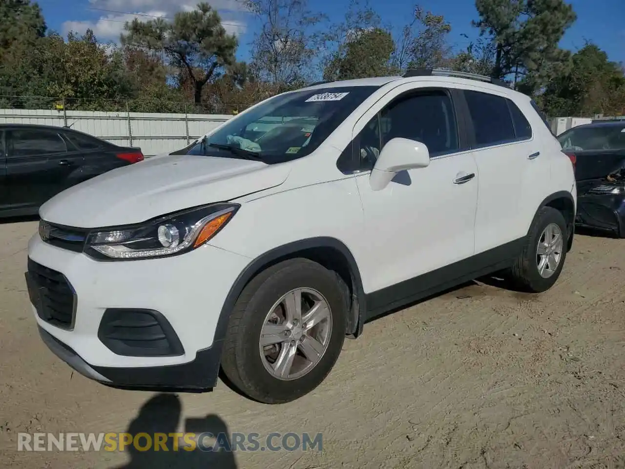 1 fotografías del automóvil dañado KL7CJPSB2KB809327 CHEVROLET TRAX 2019