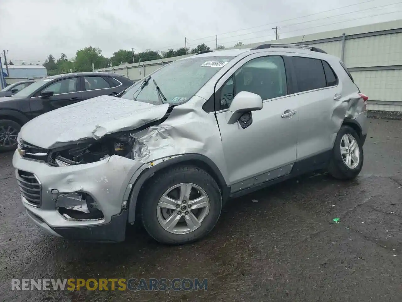 1 Photograph of a damaged car KL7CJPSB2KB882116 CHEVROLET TRAX 2019
