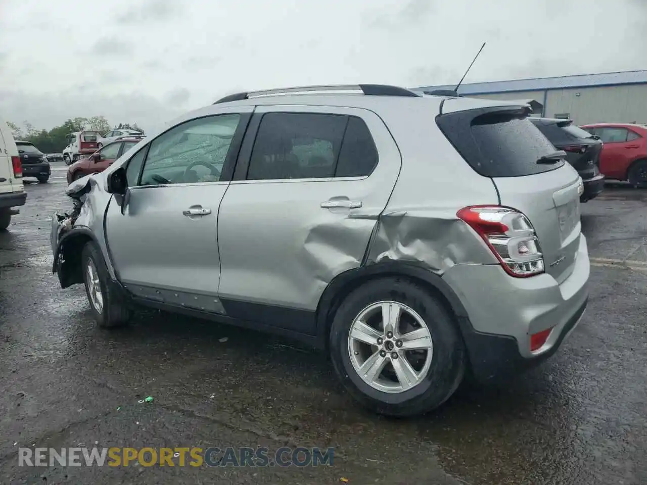 2 Photograph of a damaged car KL7CJPSB2KB882116 CHEVROLET TRAX 2019