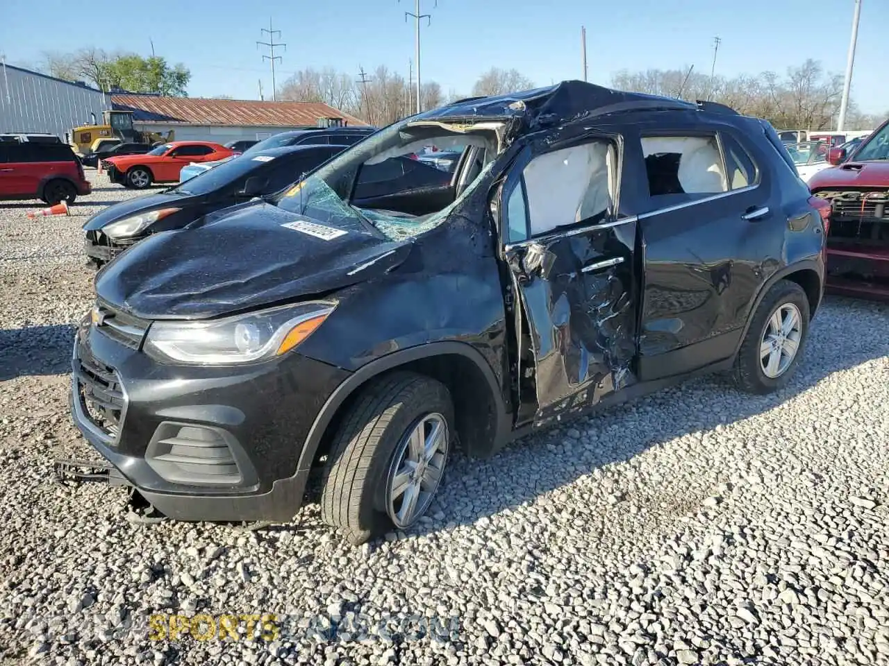 1 Photograph of a damaged car KL7CJPSB7KB719316 CHEVROLET TRAX 2019