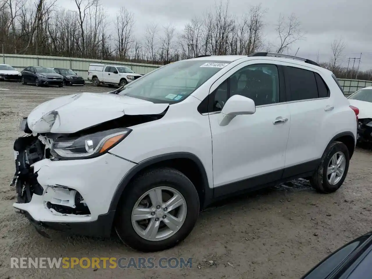 1 Photograph of a damaged car KL7CJPSB7KB927261 CHEVROLET TRAX 2019