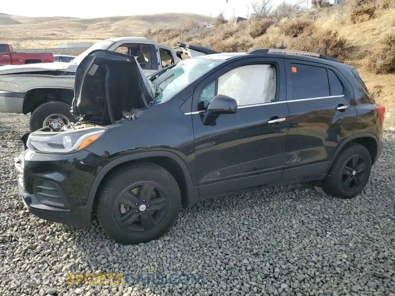 1 Photograph of a damaged car KL7CJPSB8KB958311 CHEVROLET TRAX 2019