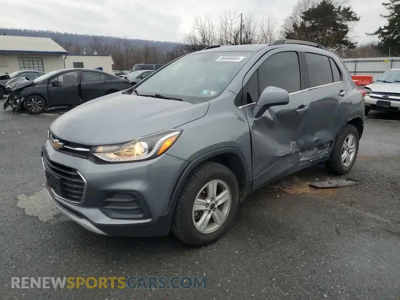 1 Photograph of a damaged car KL7CJPSB9KB900921 CHEVROLET TRAX 2019