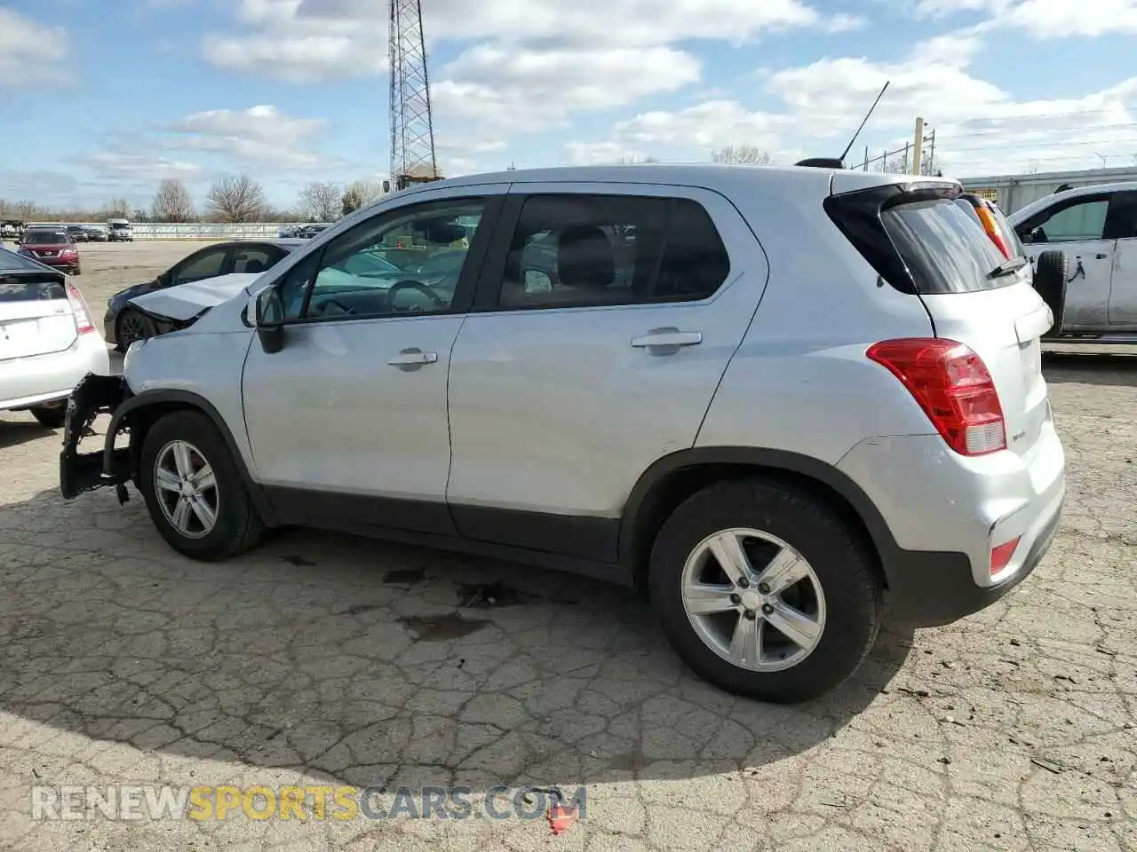 2 Photograph of a damaged car 3GNCJKSB2LL322934 CHEVROLET TRAX 2020