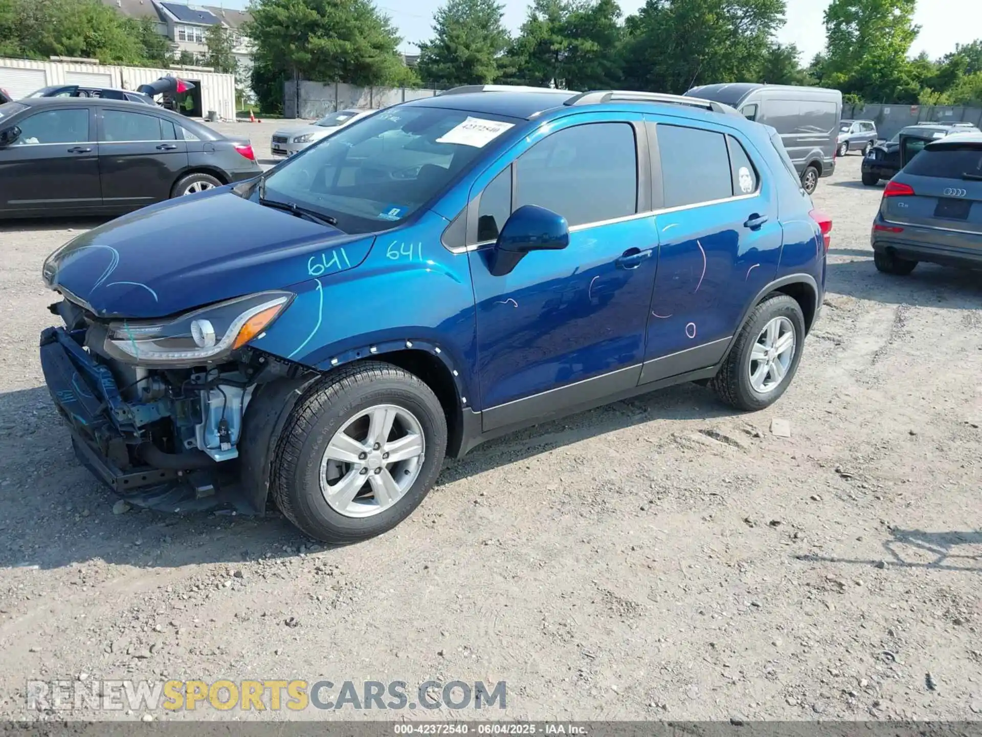 2 Photograph of a damaged car 3GNCJLSB0LL207318 CHEVROLET TRAX 2020