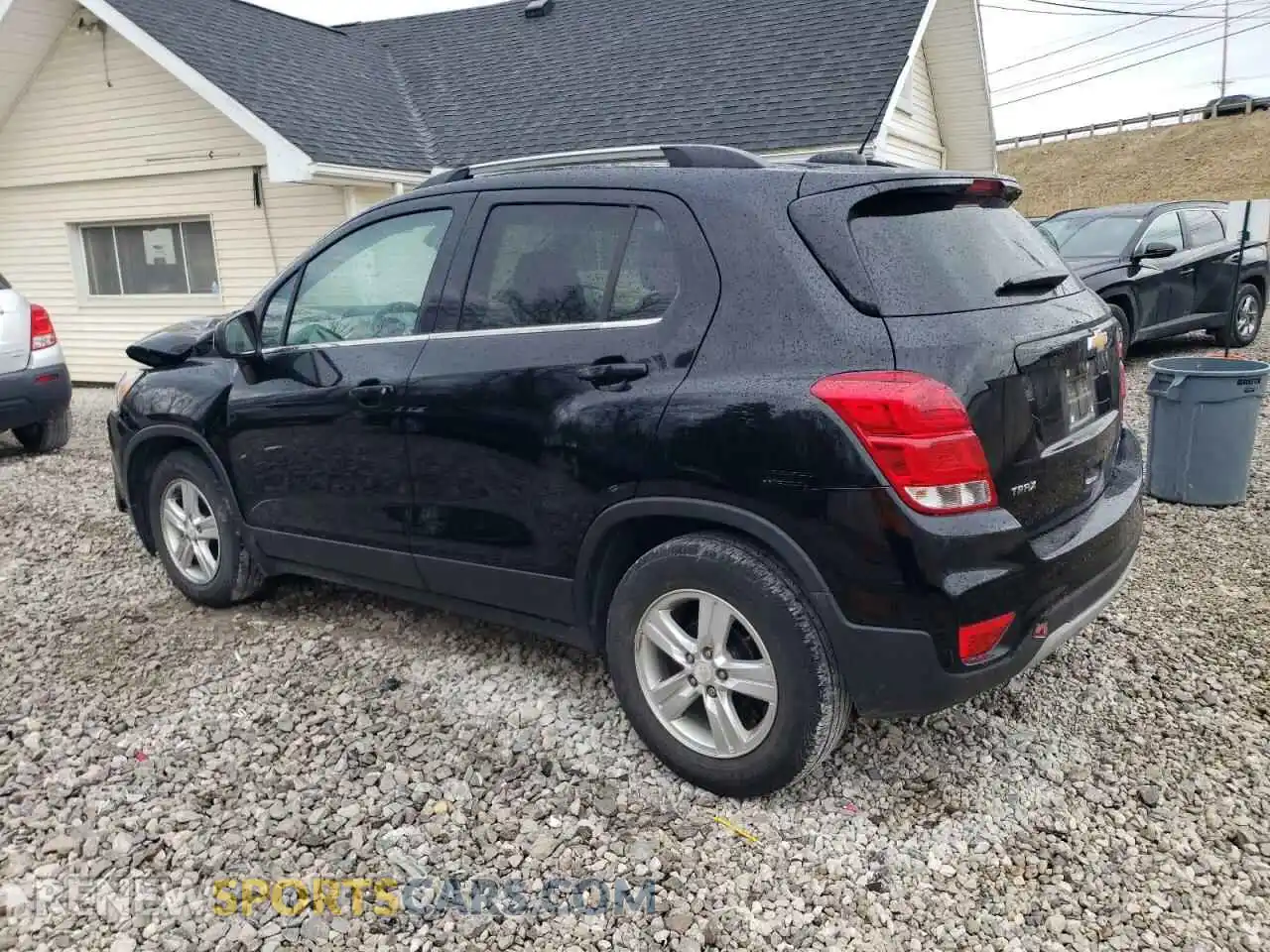 2 Photograph of a damaged car 3GNCJLSB0LL229402 CHEVROLET TRAX 2020
