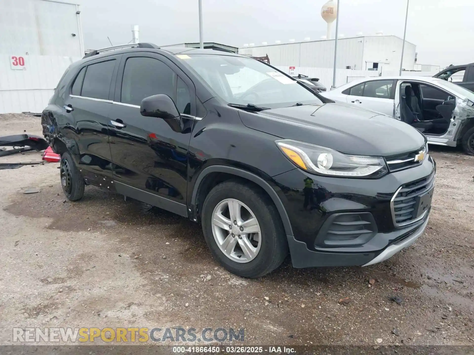 1 Photograph of a damaged car 3GNCJLSB2LL136235 CHEVROLET TRAX 2020