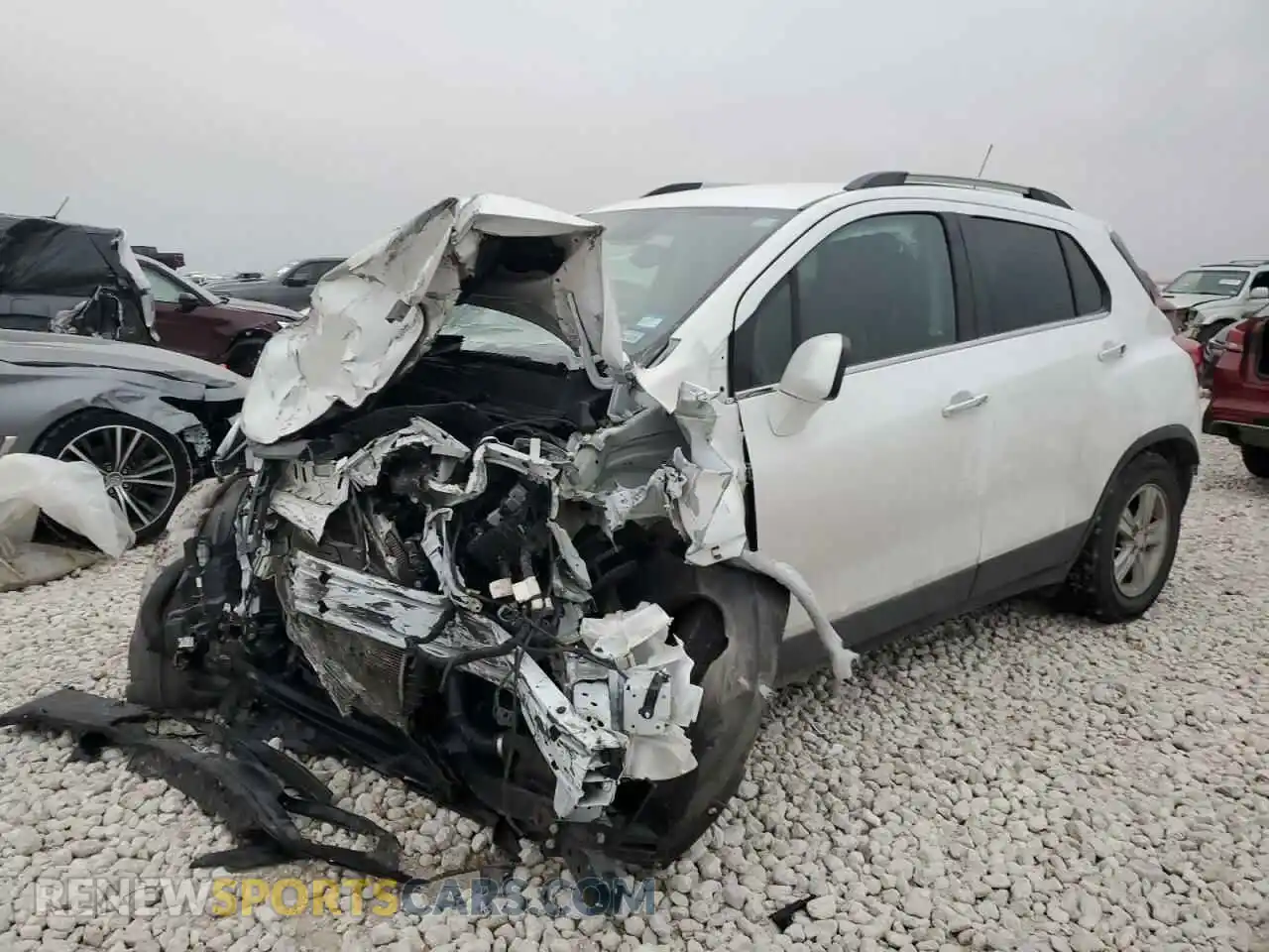 1 Photograph of a damaged car 3GNCJLSB2LL300258 CHEVROLET TRAX 2020