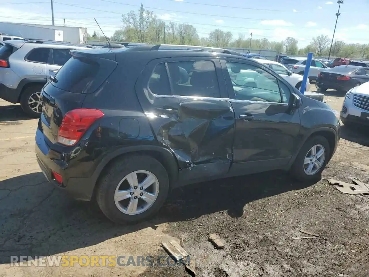 3 Photograph of a damaged car 3GNCJLSB3LL230978 CHEVROLET TRAX 2020