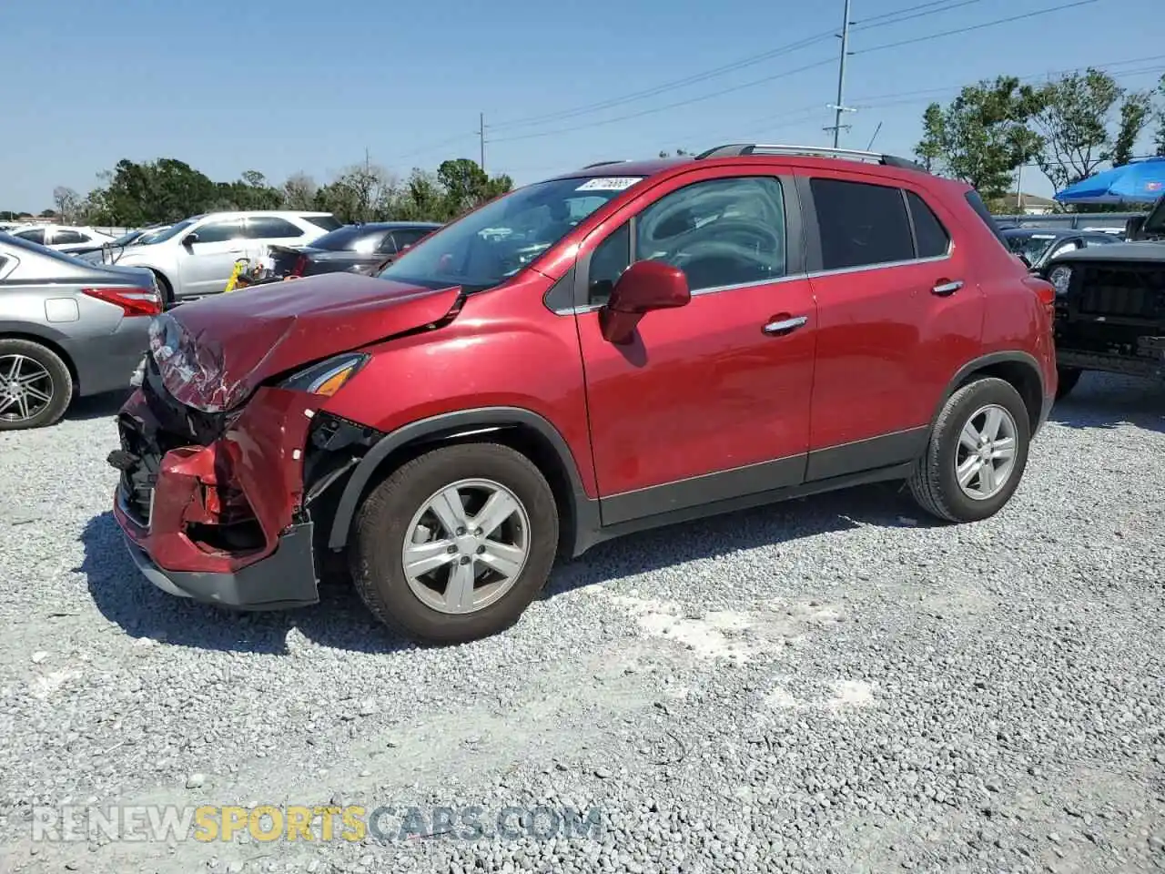 1 Photograph of a damaged car 3GNCJLSB9LL254802 CHEVROLET TRAX 2020