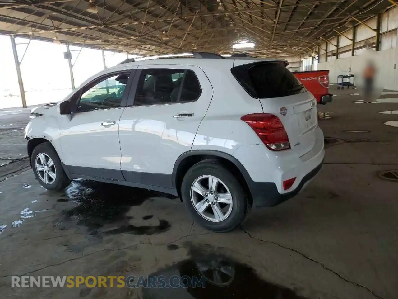 2 Photograph of a damaged car 3GNCJLSBXLL283371 CHEVROLET TRAX 2020
