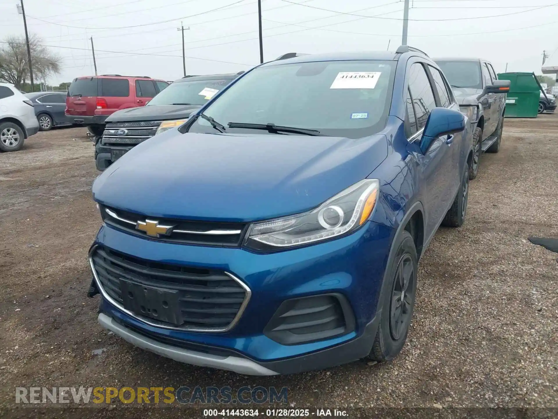 2 Photograph of a damaged car 3GNCJPSB0LL163618 CHEVROLET TRAX 2020