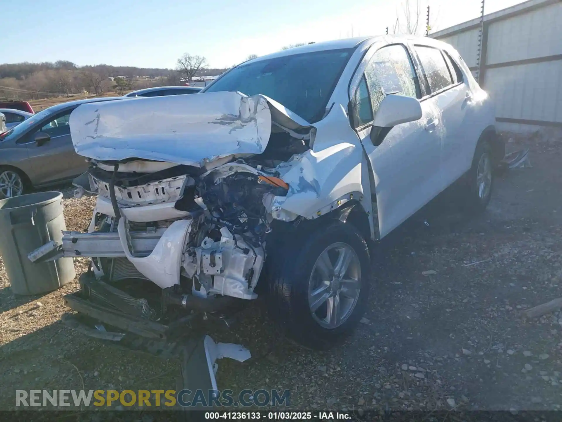 2 Photograph of a damaged car KL7CJKSB0LB044235 CHEVROLET TRAX 2020