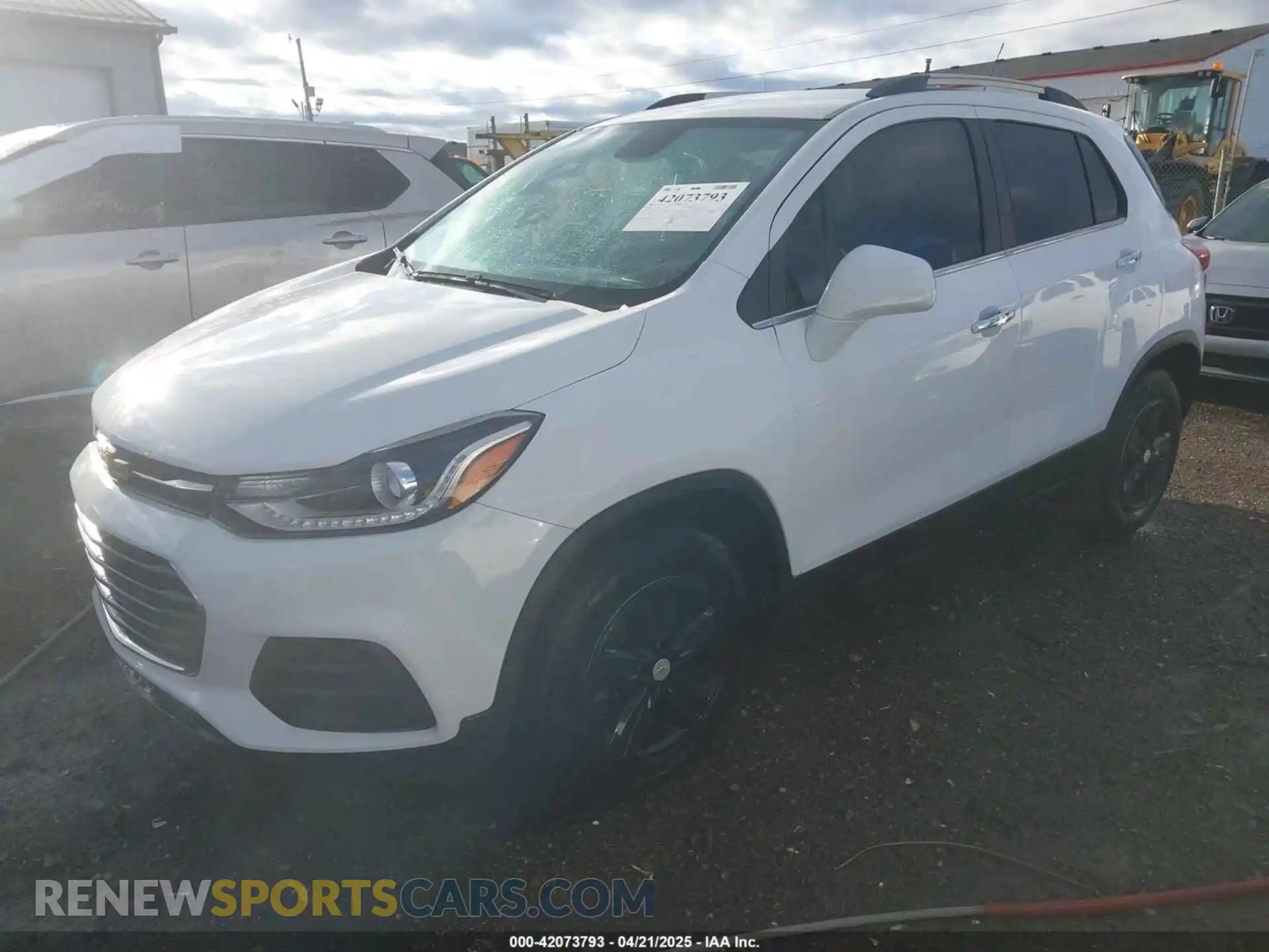 2 Photograph of a damaged car KL7CJLSB0LB083963 CHEVROLET TRAX 2020