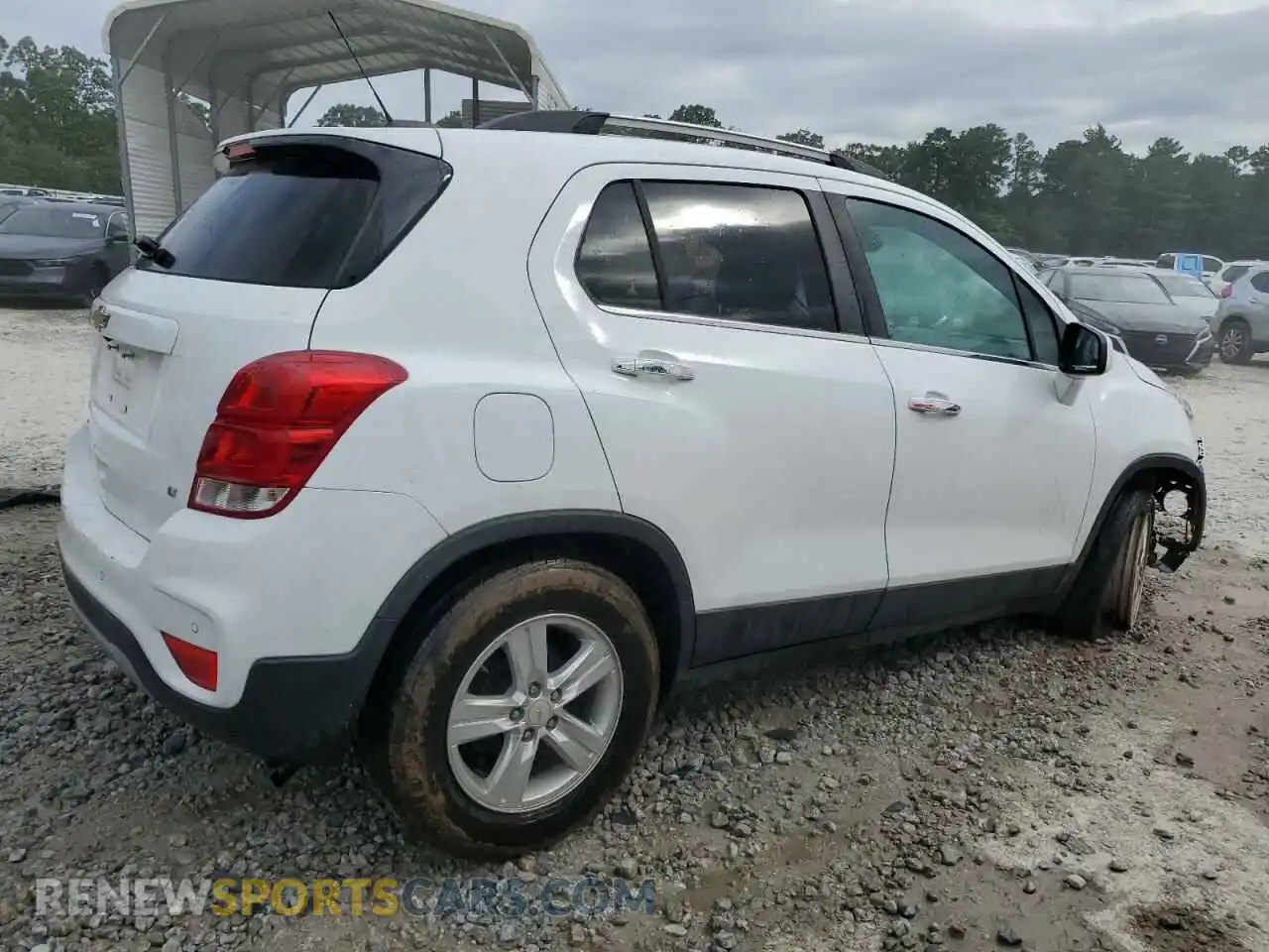 3 Photograph of a damaged car KL7CJLSB2LB093359 CHEVROLET TRAX 2020