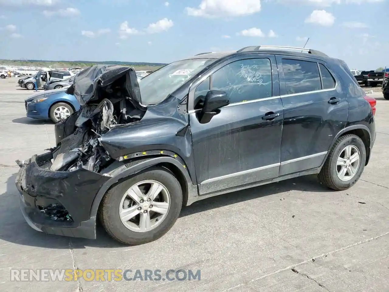 1 Photograph of a damaged car KL7CJLSB2LB336829 CHEVROLET TRAX 2020