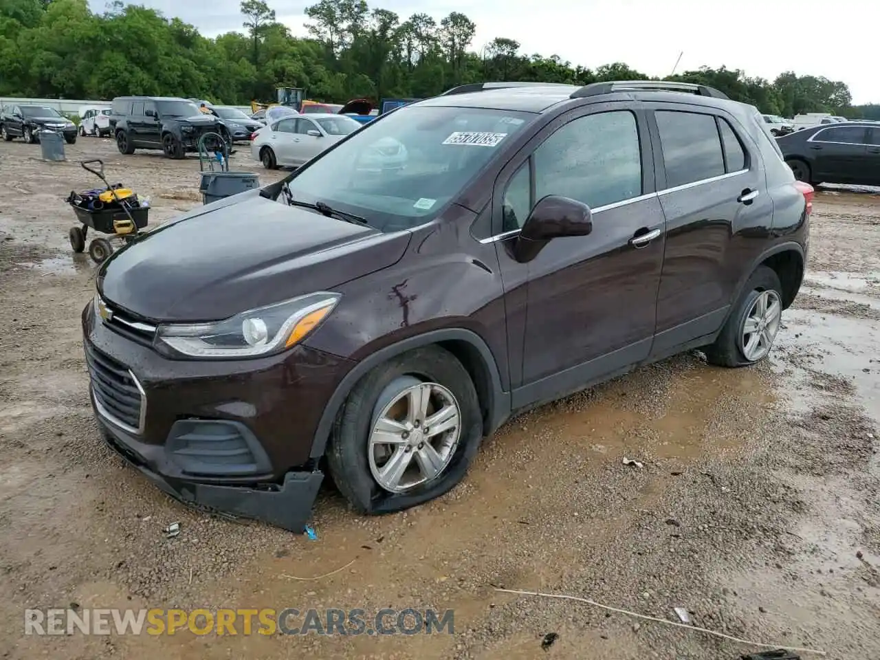 1 Photograph of a damaged car KL7CJLSB7LB342514 CHEVROLET TRAX 2020