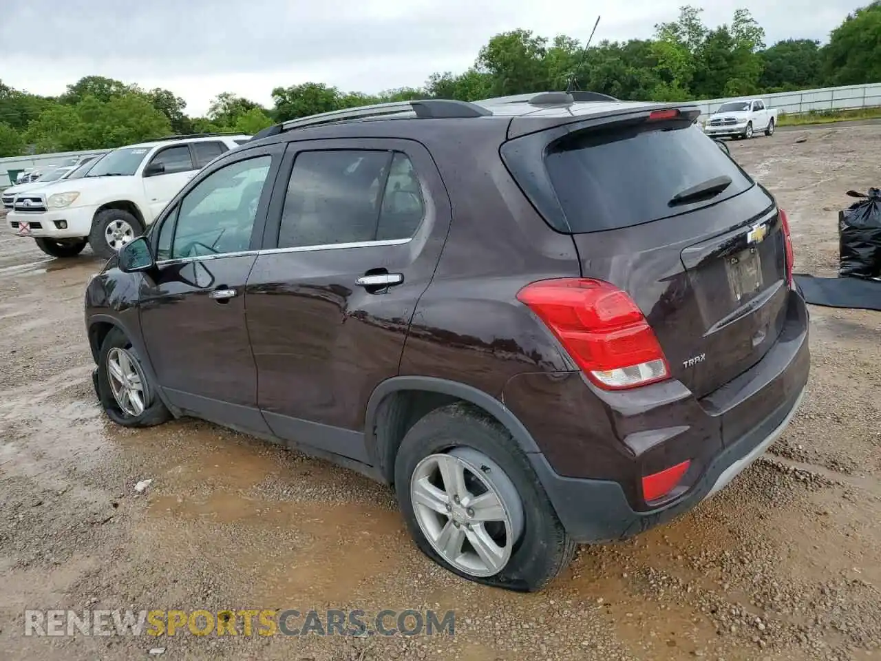 2 Photograph of a damaged car KL7CJLSB7LB342514 CHEVROLET TRAX 2020