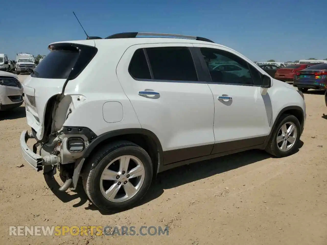 3 Photograph of a damaged car KL7CJLSB8LB040892 CHEVROLET TRAX 2020