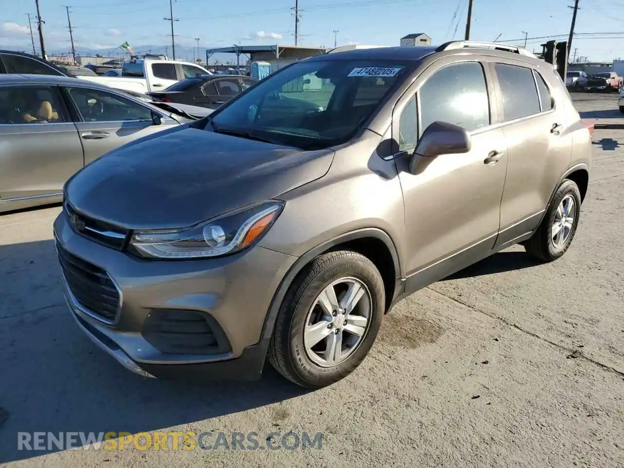 1 Photograph of a damaged car KL7CJLSBXLB338943 CHEVROLET TRAX 2020
