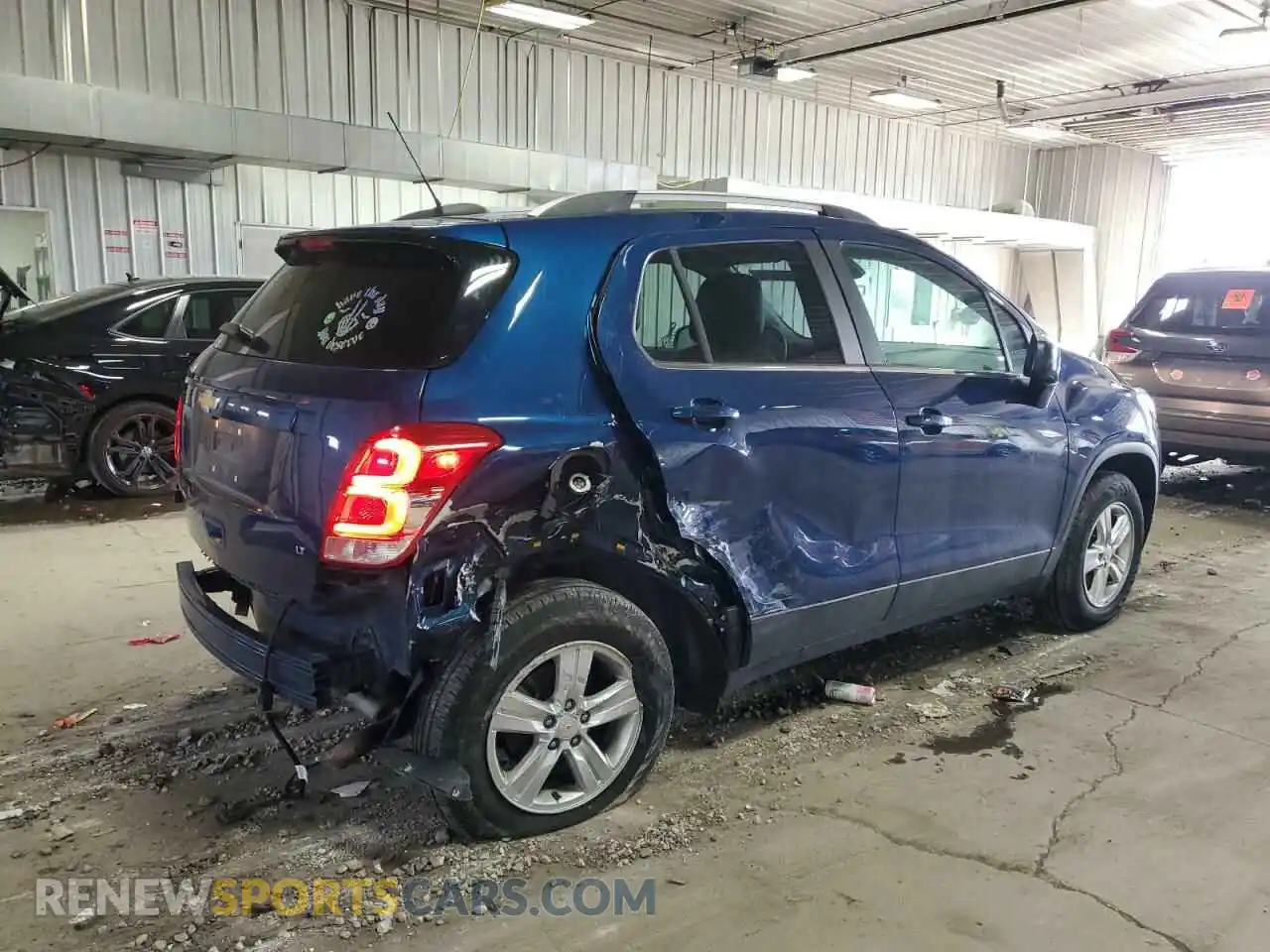 3 Photograph of a damaged car KL7CJPSB3LB330688 CHEVROLET TRAX 2020