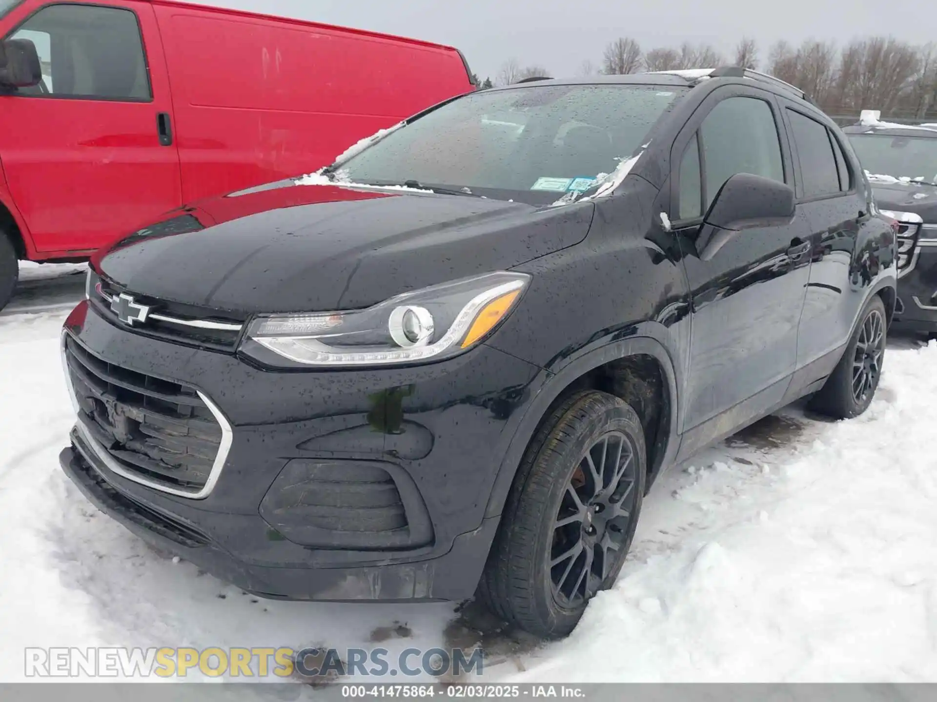 2 Photograph of a damaged car KL7CJPSB6LB348683 CHEVROLET TRAX 2020