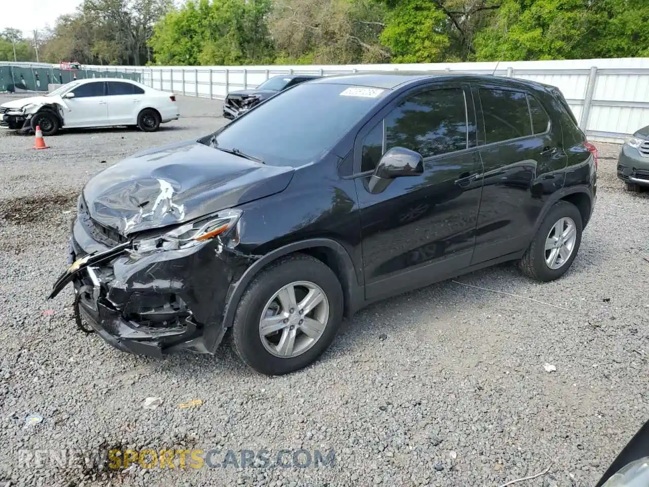 1 Photograph of a damaged car KL7CJKSB0MB319152 CHEVROLET TRAX 2021