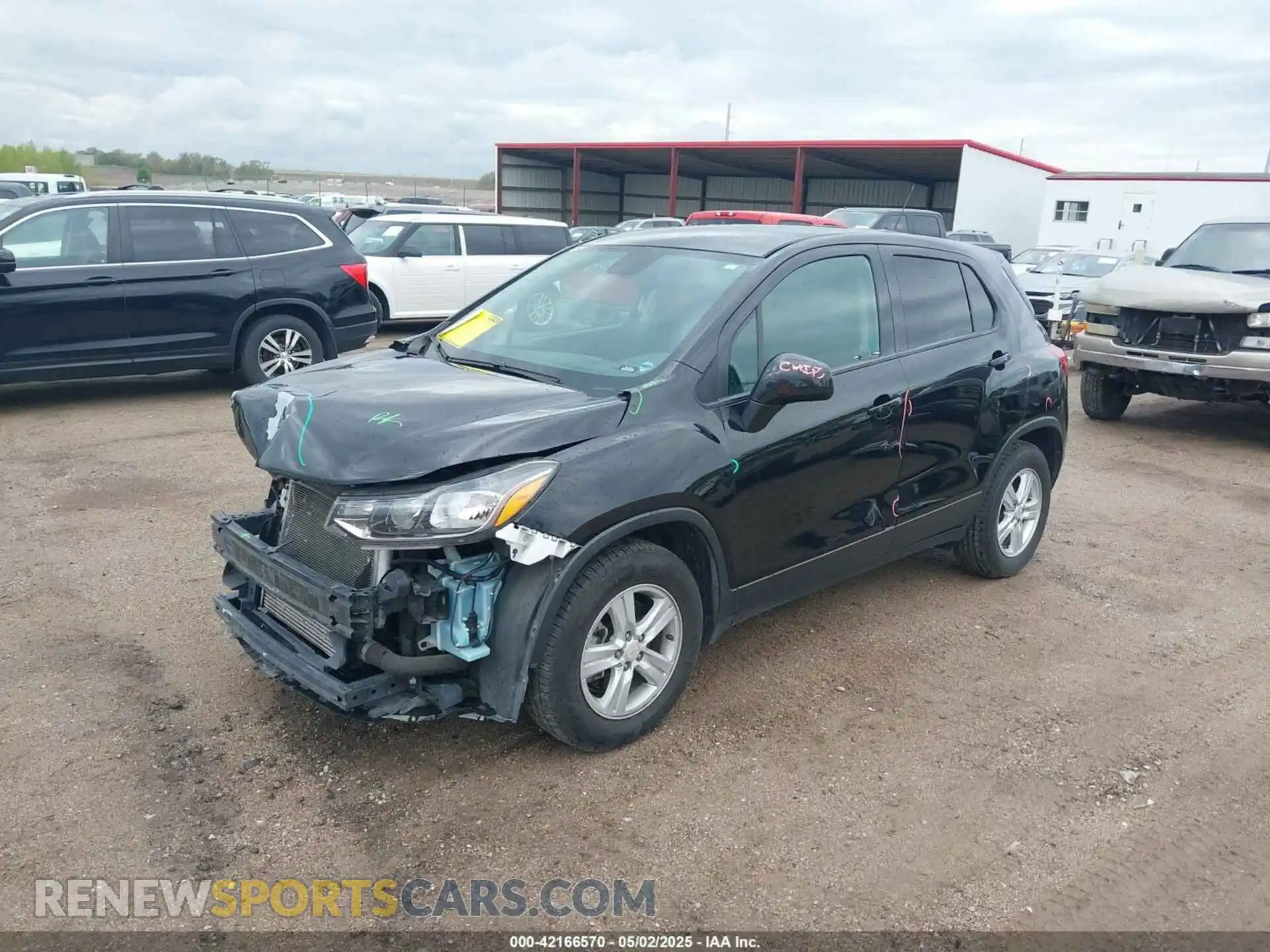2 Photograph of a damaged car KL7CJKSB1MB309813 CHEVROLET TRAX 2021