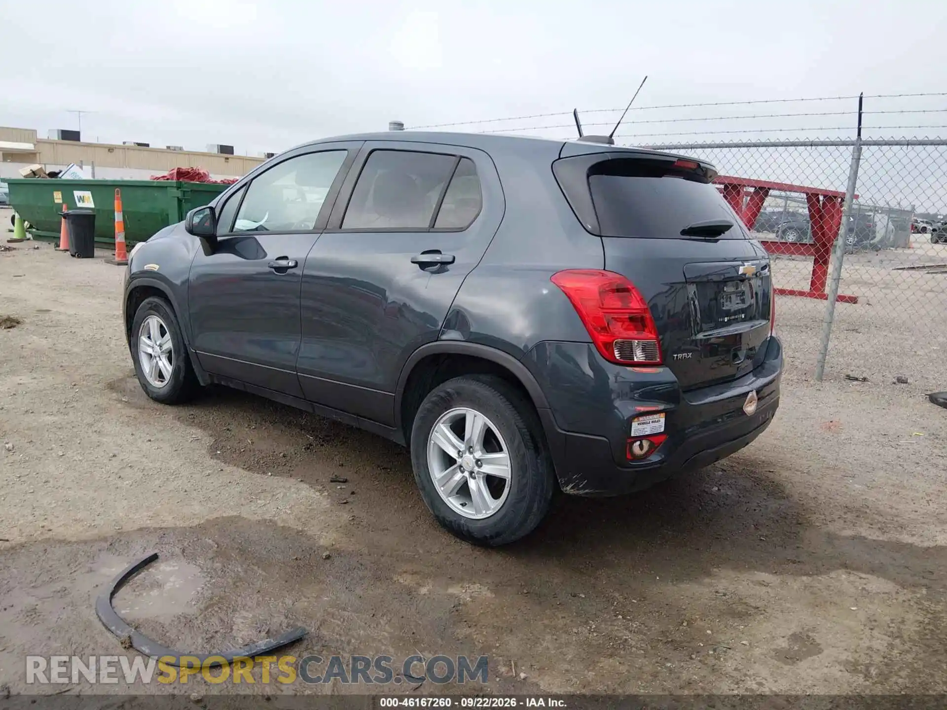 3 fotografías del automóvil dañado KL7CJKSB2MB304426 CHEVROLET TRAX 2021