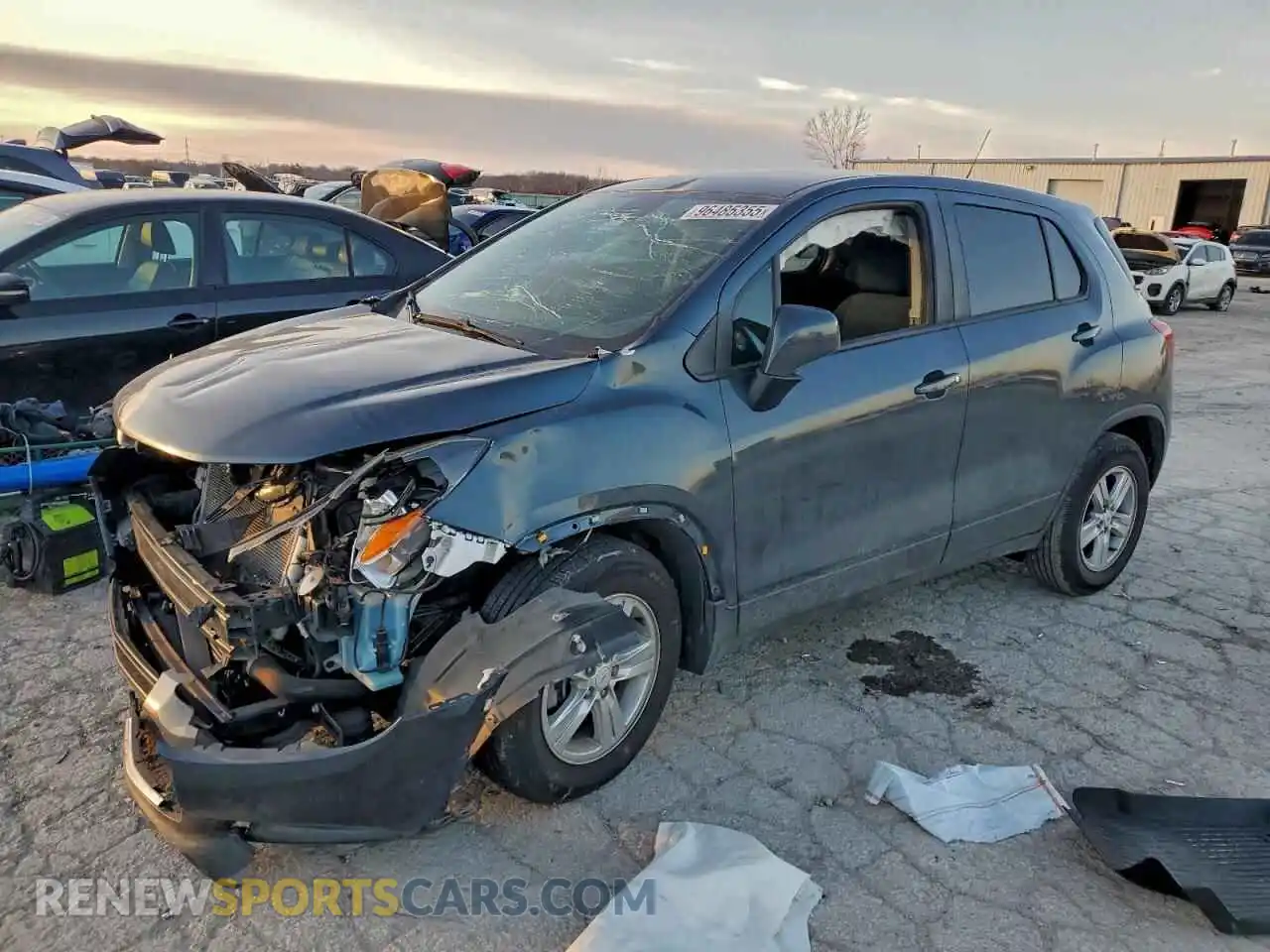 1 Photograph of a damaged car KL7CJKSB2MB314180 CHEVROLET TRAX 2021