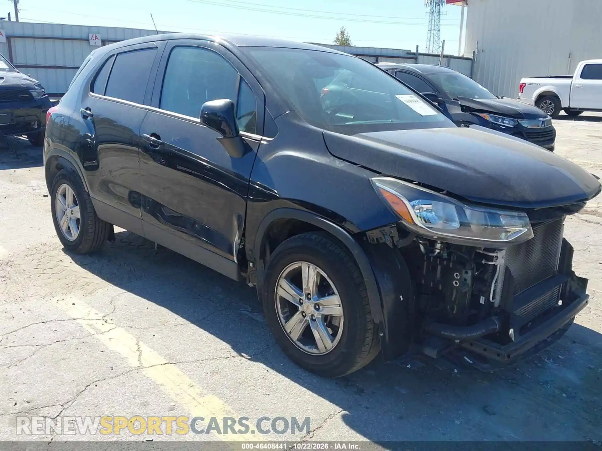 1 Photograph of a damaged car KL7CJKSB2MB333926 CHEVROLET TRAX 2021