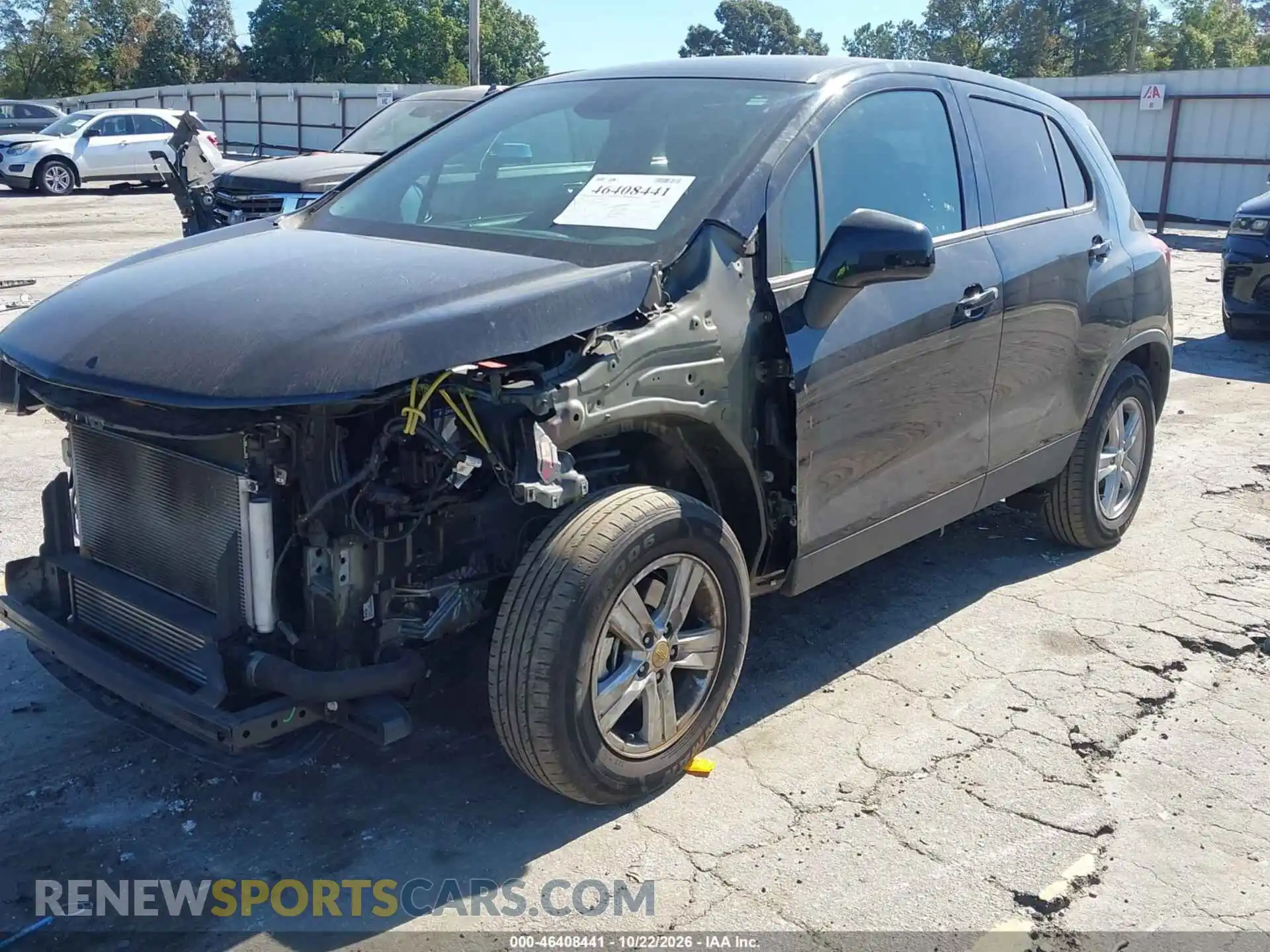 2 Photograph of a damaged car KL7CJKSB2MB333926 CHEVROLET TRAX 2021
