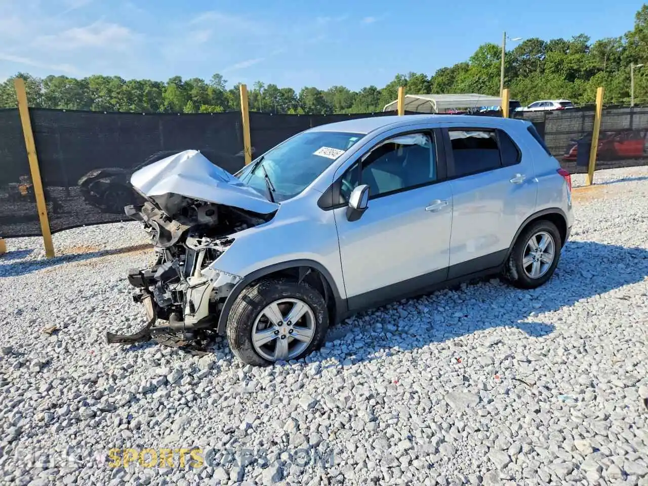 1 Photograph of a damaged car KL7CJKSB3MB334616 CHEVROLET TRAX 2021