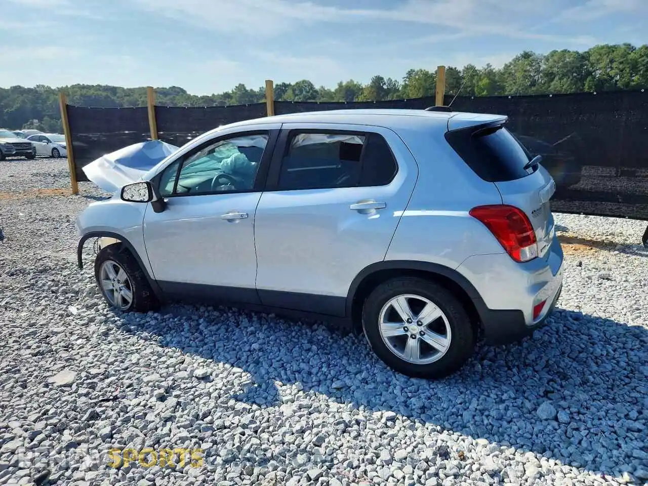 2 Photograph of a damaged car KL7CJKSB3MB334616 CHEVROLET TRAX 2021