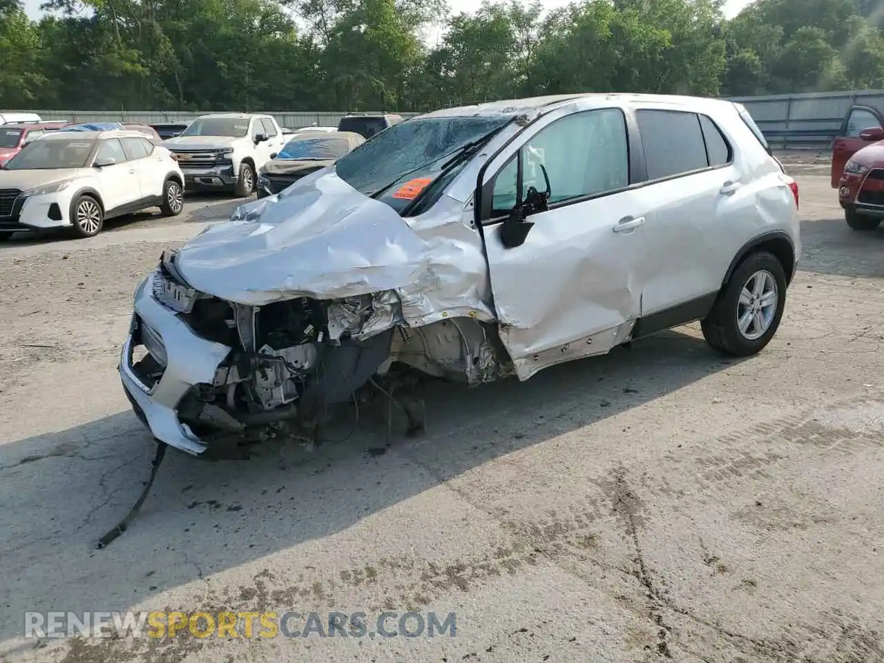 1 Photograph of a damaged car KL7CJKSB4MB311992 CHEVROLET TRAX 2021