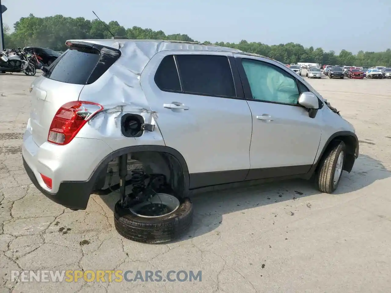 3 Photograph of a damaged car KL7CJKSB4MB311992 CHEVROLET TRAX 2021