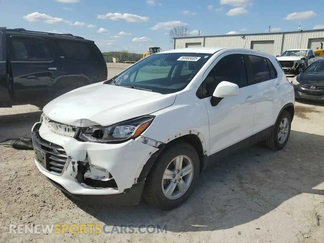 1 Photograph of a damaged car KL7CJKSB4MB312897 CHEVROLET TRAX 2021