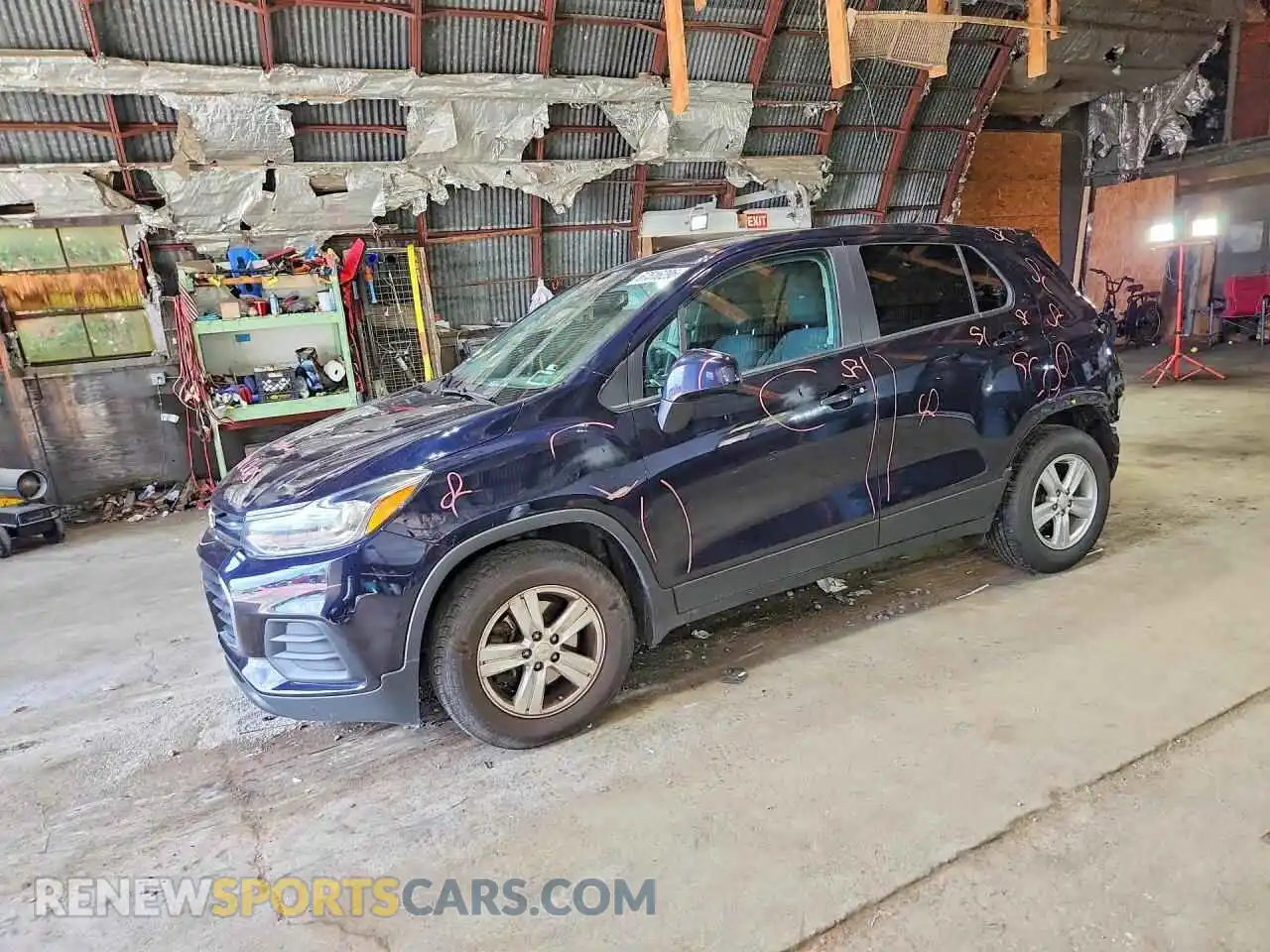 1 Photograph of a damaged car KL7CJKSB5MB321110 CHEVROLET TRAX 2021