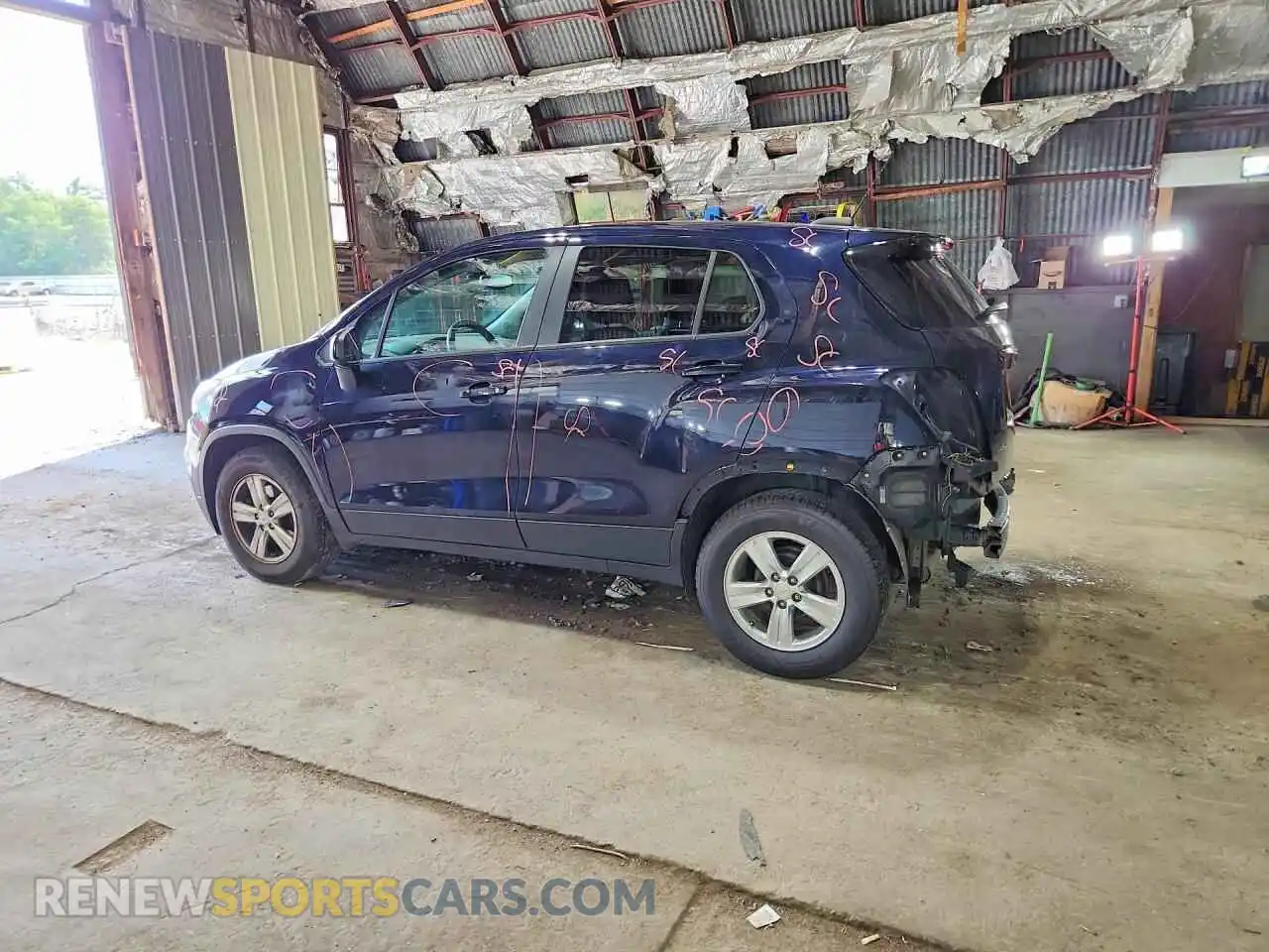 2 Photograph of a damaged car KL7CJKSB5MB321110 CHEVROLET TRAX 2021